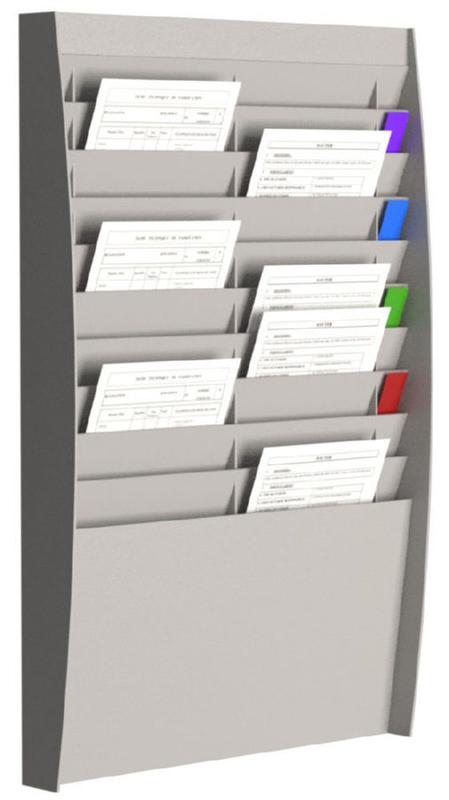 Fast Paper Document Panel 2x10 Comp A4 Grey