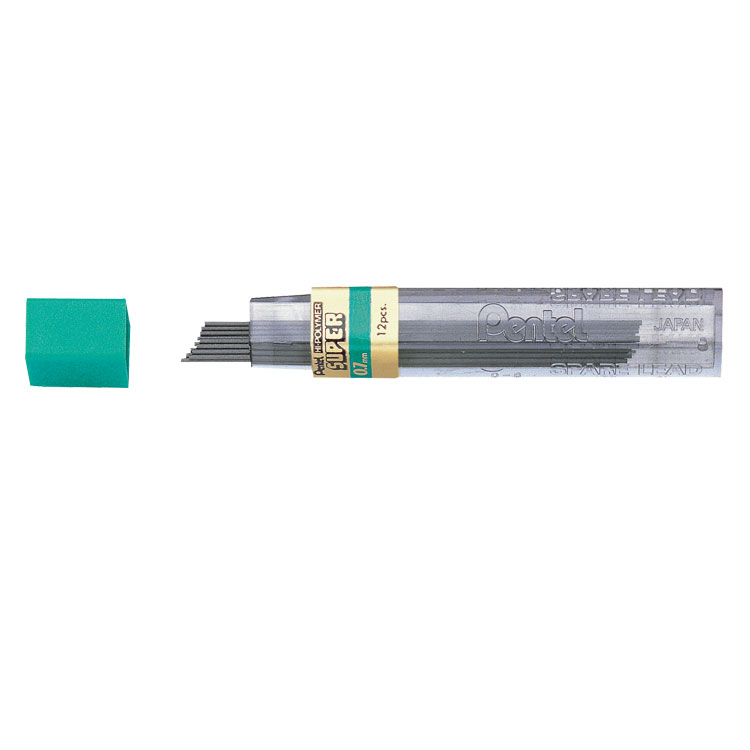 Refill Leads Pentel Pencil Lead Refill HB 0.7mm Lead 12 Leads Per Tube (Pack 12) 50-HB