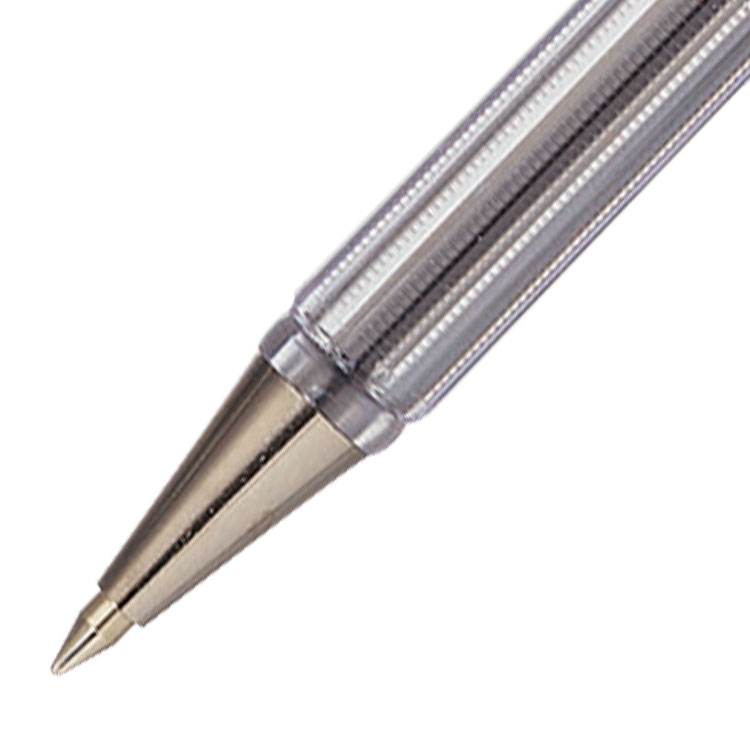 Pentel Black Superb Ballpoint Pen Ball Point Pens 0.7mm Nib Tip 0.25mm Line Fine 