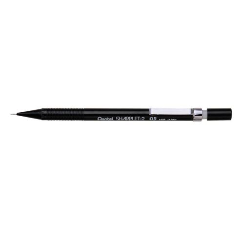 Mechanical Pencils Pentel Sharplet-2 Mechanical Pencil HB 0.5mm Lead Black Barrel (Pack 12)