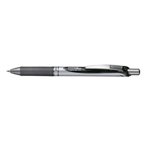 Pentel EnerGel XM Retractable 0.7mm Tip 0.35mm Line Black Ref BL77