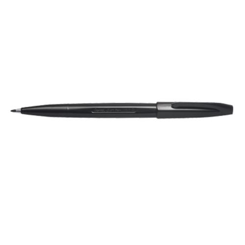 Pentel+Sign+Pen+S520+Fibre+Tipped+2.0mm+Tip+1.0mm+Line+Black+Ref+S520-A+%5BPack+12%5D