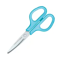 CURVE LH SCISSORS STAINLESS STEEL BL