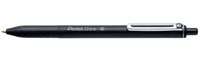 Pentel IZEE Ballpoint Pen Retractable 1.0mm Tip 0.5mm Line Black (Pack 12) BX470-A