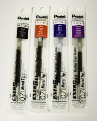 PENTEL ENERGEL REFILL BK PK12