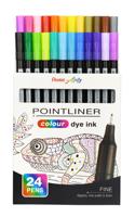 POINTLINER COLOUR FINELINER 24 PCE