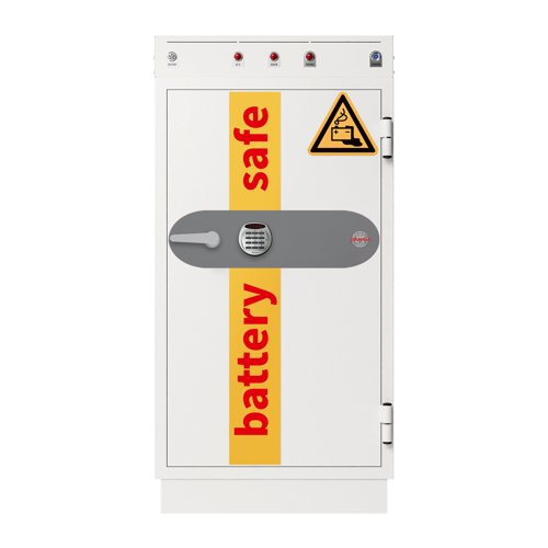 Phoenix Battery Commander Pro BS1943E Size 3 Battery Storage & Charging Safe with Electronic Lock VDMA Certified Phoenix Battery Commander Pro BS1943E Size 3 Battery Storage & Charging Safe with Electronic Lock VDMA Certified