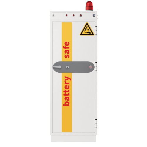 Phoenix Battery Commander Pro BS1945K Size 5 Battery Storage & Charging Safe with Key Lock VDMA Certified Phoenix Battery Commander Pro BS1945K Size 5 Battery Storage & Charging Safe with Key Lock VDMA Certified