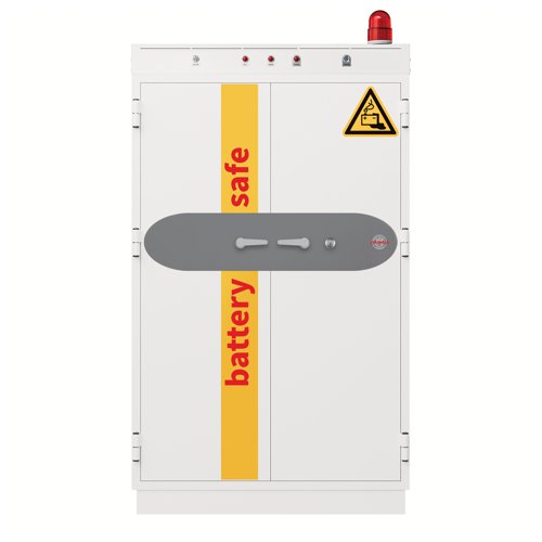 Phoenix Battery Commander Pro BS1946K Size 6 Battery Storage & Charging Safe with Key Lock VDMA Certified Phoenix Battery Commander Pro BS1946K Size 6 Battery Storage & Charging Safe with Key Lock VDMA Certified