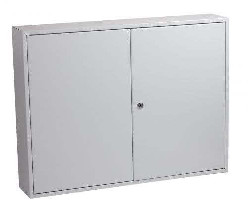 Phoenix Commercial Key Cabinet 400 Hook Key Lock Light Grey KC0606K