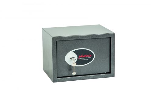 Phoenix Vela Home and Office Size 2 Security Safe Key Lock Graphite Grey SS0802K