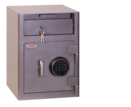 Safes Phoenix Cash Deposit Size 1 Security Safe Finger Print Lock Graphite Grey SS0996FD