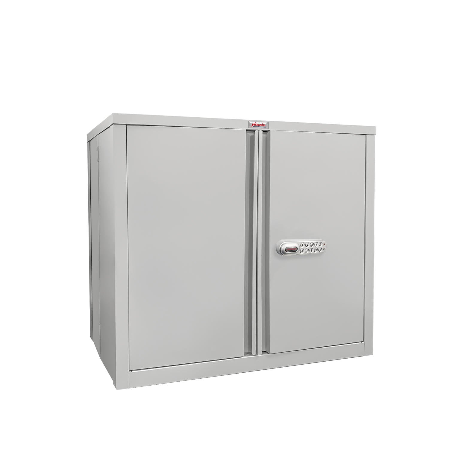 SCF0891GGE STEEL CUPBOARD ELECLOCK GY