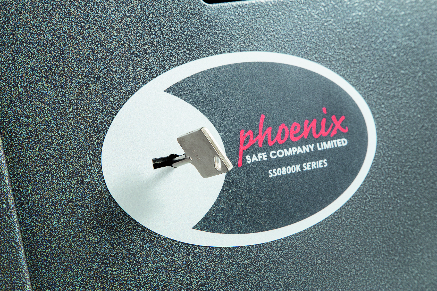 Phoenix Vela Deposit Home and Office Size 1 Safe Key Lock Graphite Grey SS0801KD