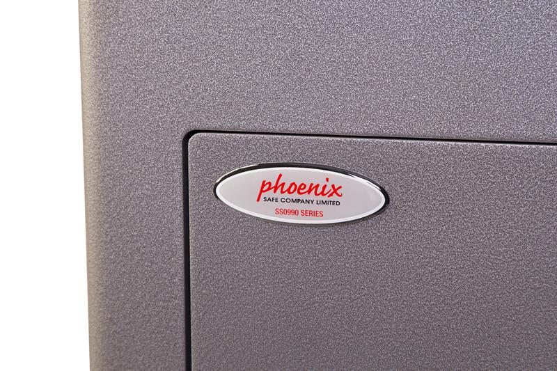 Phoenix Cash Deposit Size 1 Security Safe Finger Print Lock Graphite Grey SS0996FD