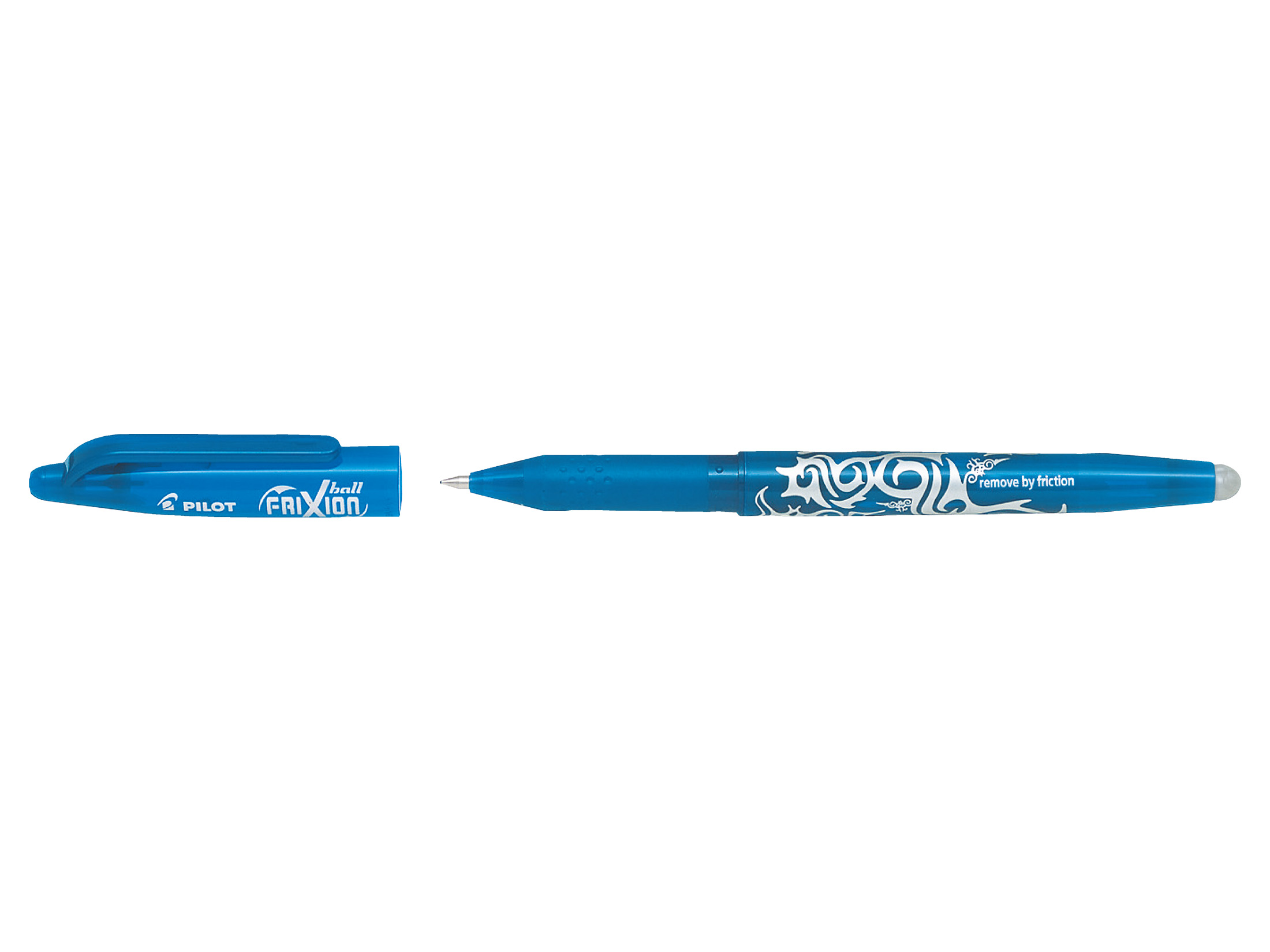 PILOT FRIXION RBALL PEN LIGHT BLUE MED T