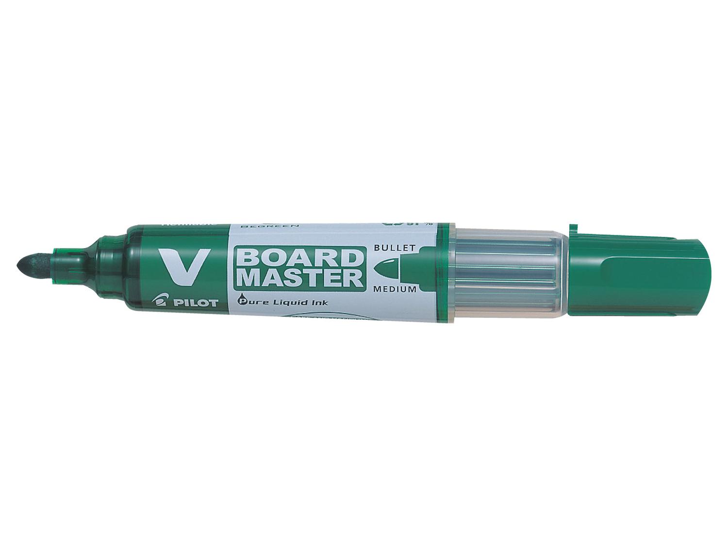 Pilot Begreen V-Board Master Whiteboard Marker Bullet Tip 2.3Mm Line Green Pack