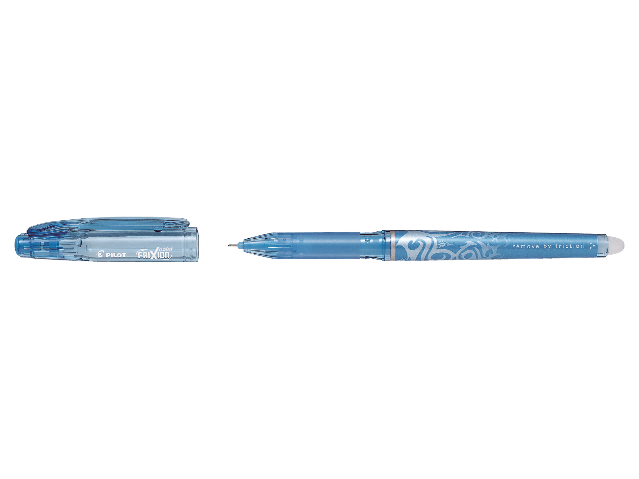 PILOT FRIXION RBALL PEN LIGHT BLUE FINE