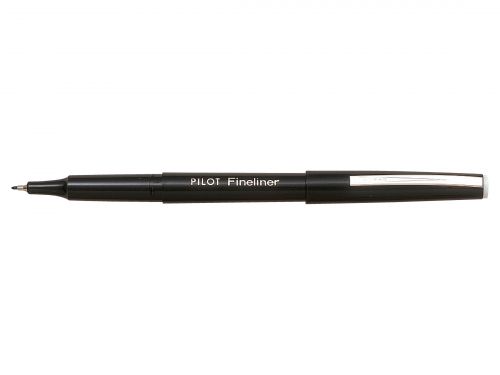 Pilot Fineliner Pen 1.2mm Tip 0.4mm Line Black (Pack 12)