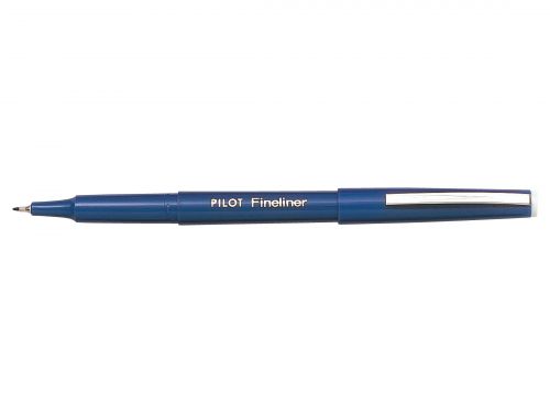 Pilot Fineliner Pen 1.2mm Tip 0.4mm Line Blue (Pack 12)
