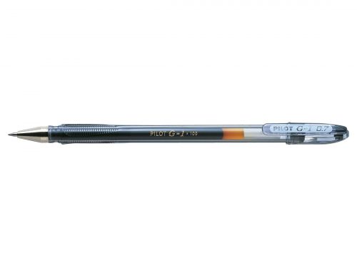 Pilot+G-107+Gel+Rollerball+Pen+0.7mm+Tip+0.39mm+Line+Black+%28Pack+12%29+-+1101201