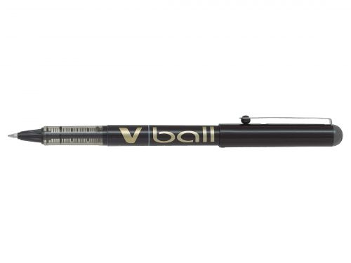 Pilot+V-Ball+VB7+Rollerball+Pen+Medium+0.7mm+Tip+0.4mm+Line+Black+Ref+BLVB701+%5BPack+12%5D
