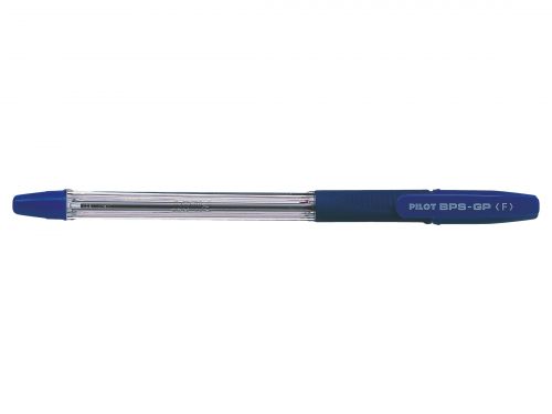 Ball Point Pens Pilot BPS GP Grip Ballpoint Pen 0.7mm Tip 0.27mm Line Blue (Pack 12)