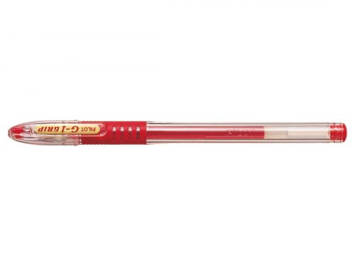 Pilot+G-107+Grip+Gel+Rollerball+Pen+0.7mm+Tip+0.35mm+Line+Red+%28Pack+12%29+-+4902505158841