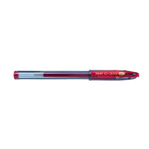 Pilot+G-307+Grip+Gel+Rollerball+Pen+0.7mm+Tip+0.39mm+Line+Red+%28Pack+12%29+-+55101202