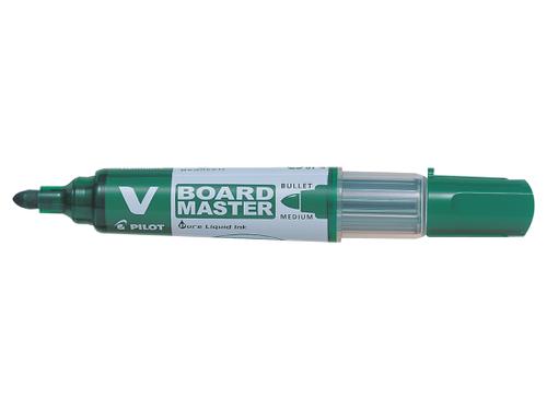 Pilot Begreen V-Board Master Whiteboard Marker Bullet Tip 2.3mm Line Green (Pack 10)