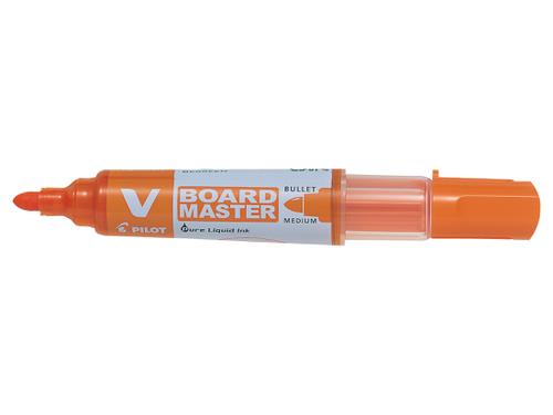 Pilot Begreen V-Board Master Whiteboard Marker Bullet Tip 2.3mm Line Orange (Pack 10)