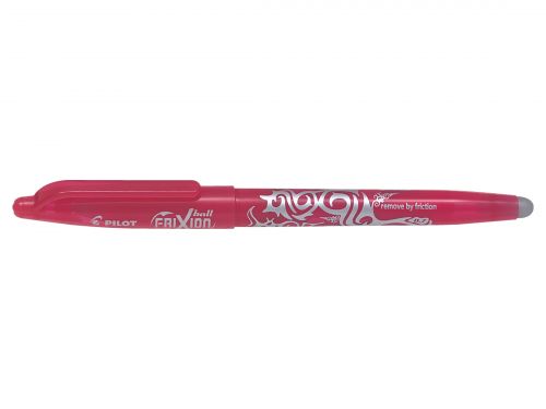 Rollerball Pens Pilot FriXion Ball Erasable Gel Rollerball Pen 0.7mm Tip 0.35mm Line Pink (Pack 12)
