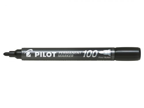 Pilot+100+Permanent+Marker+Bullet+Tip+1mm+Line+Black+%28Pack+15+%2B+5+Free%29+-+3131910501268