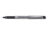 Pilot V5 Hi-Tecpoint R/ball Pen Rubber Grip Fine 0.5mm Tip 0.3mm Line Black Ref 4902505279690 [Pack 12]