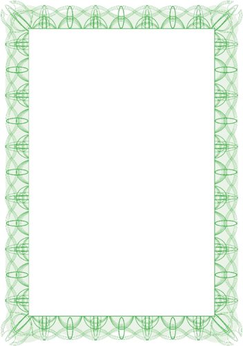 DECADry+Computer+Craft+Certificate+Paper+A4+90gsm%2C+30+Sheets%2C+with+Border-+Green