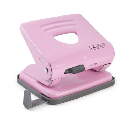 Rapesco+825+25+Sheet+Deluxe+Pink+Candy++Metal+H%2FDuty+Perforator%2C+15+Year+Guarantee