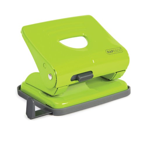 Rapesco+825+25+Sheet+Deluxe+Green+Metal+H%2FDuty+Perforator%2C+15+Year+Guarantee