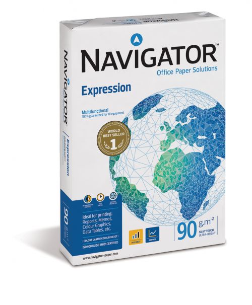 Navigator A4 90gsm White Paper (Box 2500) Code NAVA490