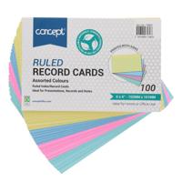 CONCEPT PKT.100 6âX4â RULED RECORD C