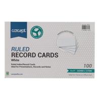 CONCEPT PKT.100 8âX5â RULED RECORD C