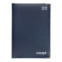 CONCEPT 2026 A5 DIARY PAGE A DAY - NAVY