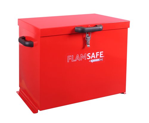 Flam Safe® Security Box - 555h x 660w x 420d mm red Flam Safe® Security Box - 555h x 660w x 420d mm red