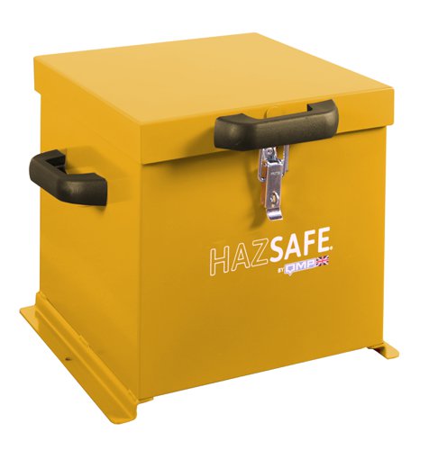 Haz Safe® Security Box - 380h x 360w x 370d mm yellow Haz Safe® Security Box - 380h x 360w x 370d mm yellow