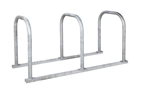 Sheffield Cycle Rack Adult galvanised 3 loops Sheffield Cycle Rack Adult galvanised 3 loops