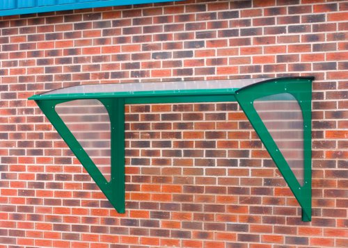 Small Wall Mounted Smoking Shelter 1000h x 2000w x 1100d mm 3 people Green Small Wall Mounted Smoking Shelter 1000h x 2000w x 1100d mm 3 people Green