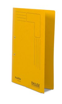 Railex Polifile PL5P Foolscap with Pocket 350gsm Gold  PK25