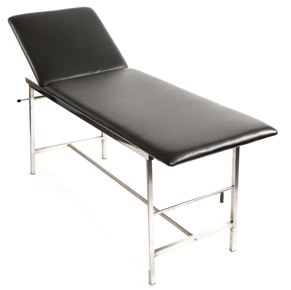 Reliance Medical Relequip Treatment Couch with Couch Roll Holder Black/Silver 6030