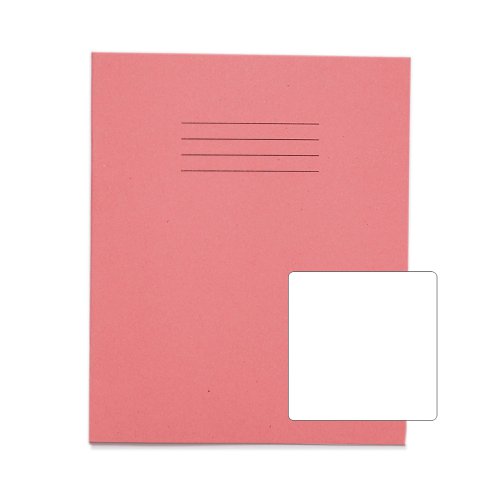 Rhino+Exercise+Book+Blank+205X165mm+Pink+80+Page+Pack+Of+100+Ex54415+3P