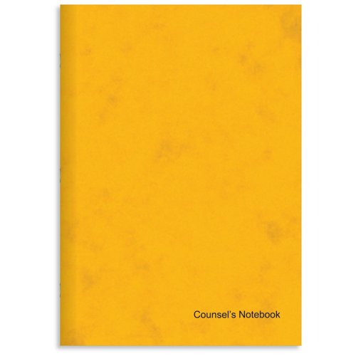 RHINO Counsel´s Notebook A4 96 Page Yellow F8 RHINO Counsel´s Notebook A4 96 Page Yellow F8