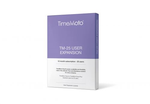 TimeMoto by Safescan TM-25 Cloud User Expansion 25 Users Ref 139-0592